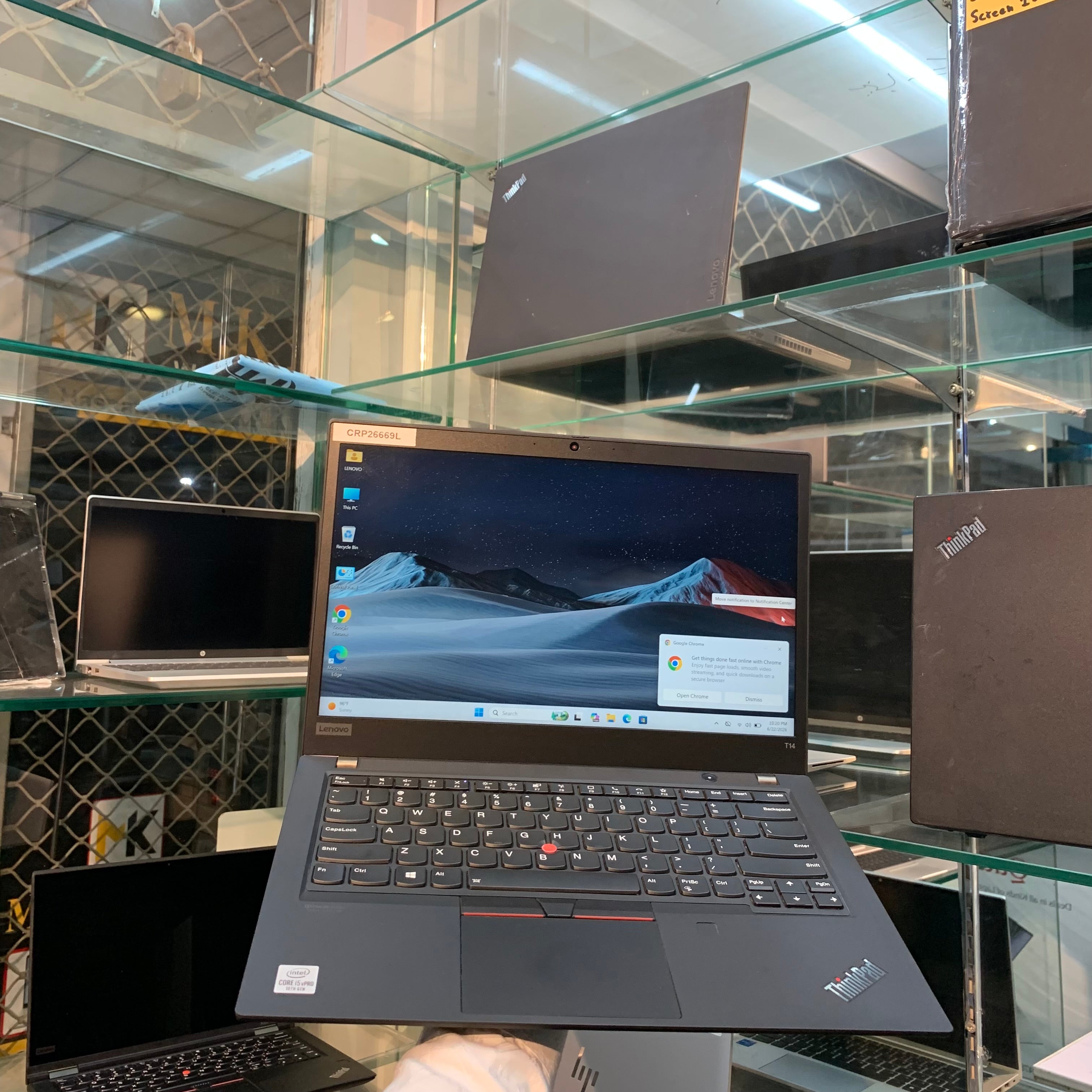 Lenovo ThinkPad T14 Gen 1 | Core i5 10th Gen | 08GB RAM | 256GB NVMe SSD | 14" FHD FPS |