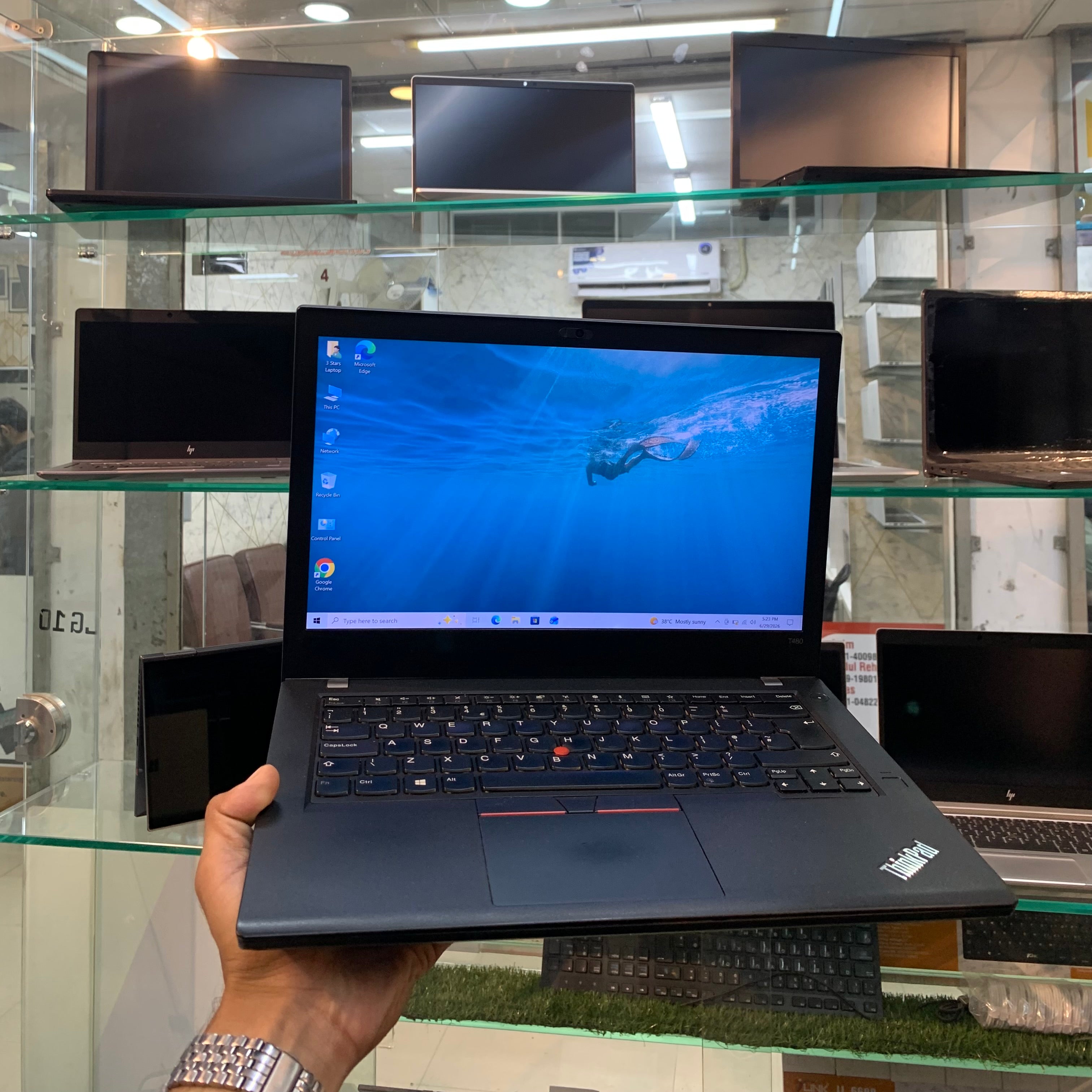 Lenovo ThinkPad T480 | Core i7 8th Gen | 08GB RAM | 256GB NVMe SSD | 14" FHD FPS |