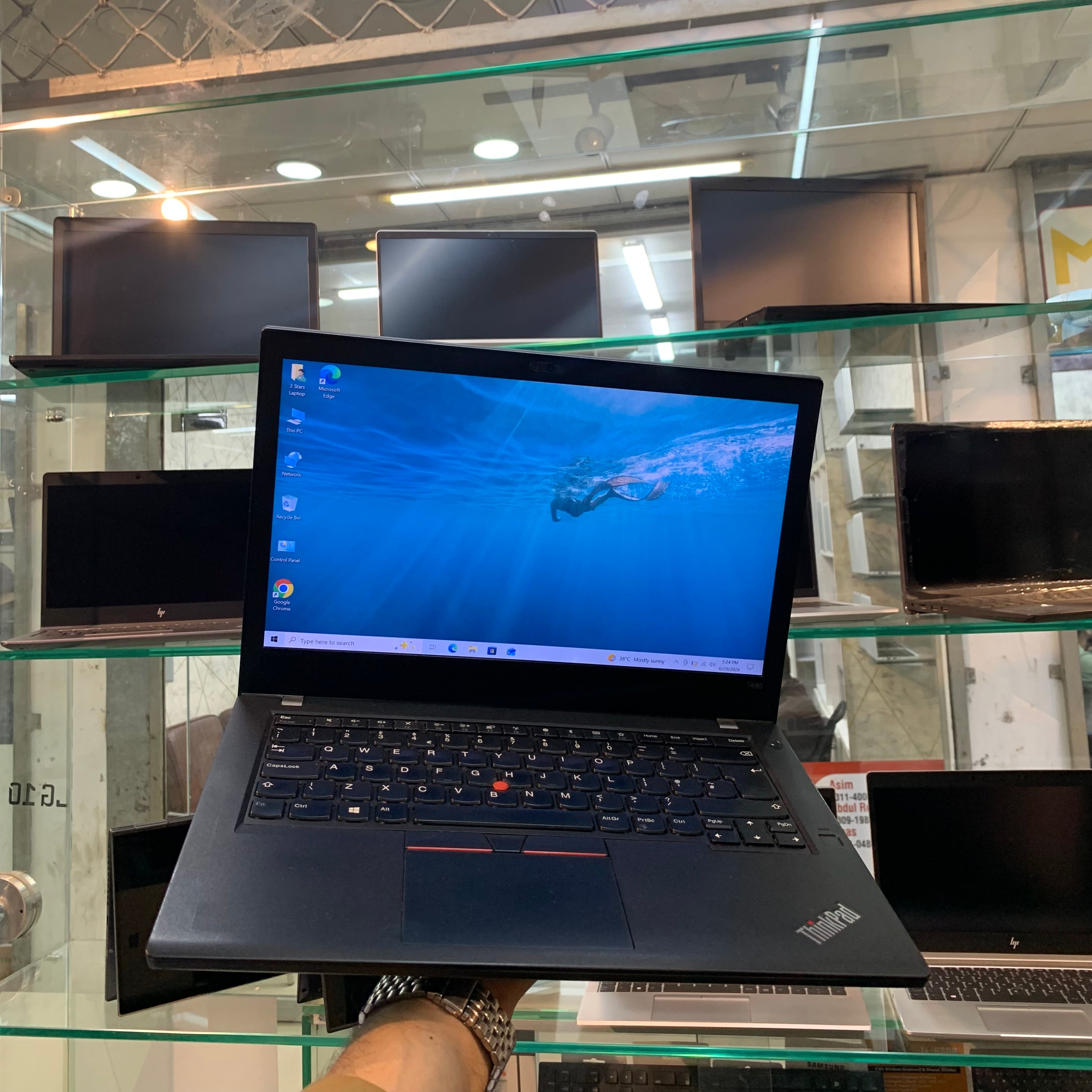 Lenovo ThinkPad T480 | Core i7 8th Gen | 08GB RAM | 256GB NVMe SSD | 14" FHD FPS |